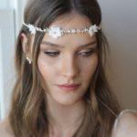 נזר למצח פרחי משי