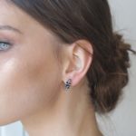 עגילי איזבל שחורים