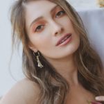 עגילי סירקל פנינים ואבנים