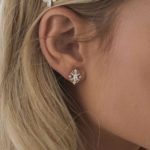 עגילי ריצ'ל - זהב 14KARAT