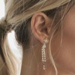 עגילי לואי ארוכים