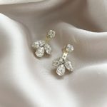 עגילי מניפה קטנים סברובסקי