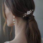 מסרקיית גלורי עם פרח משי