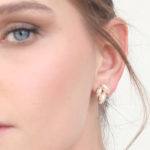 עגילי ליאן קטנים - עגילי פנינה