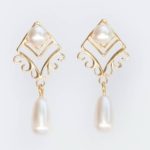 עגילי פנינה לואיז - פנינה