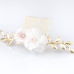 מסרקיית ליפ עם פרחי משי