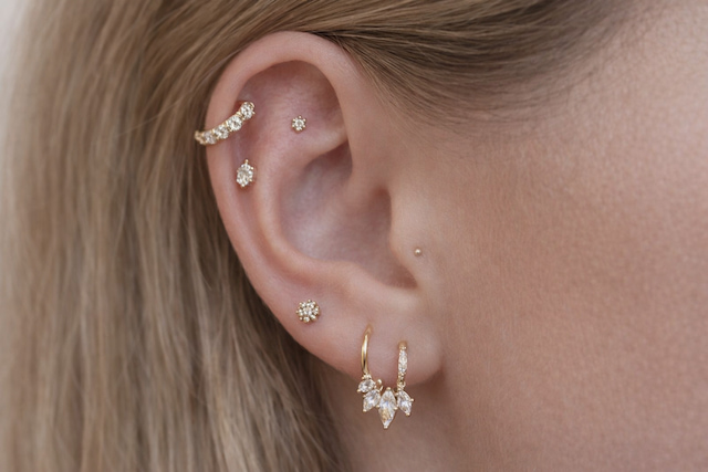 עגילים עדינים