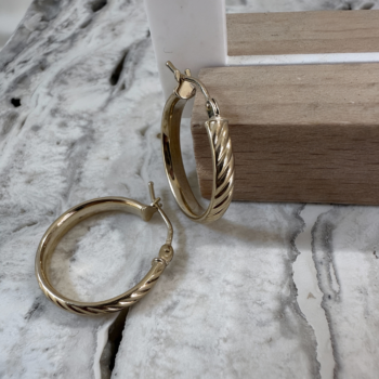 חישוק עגול זהב